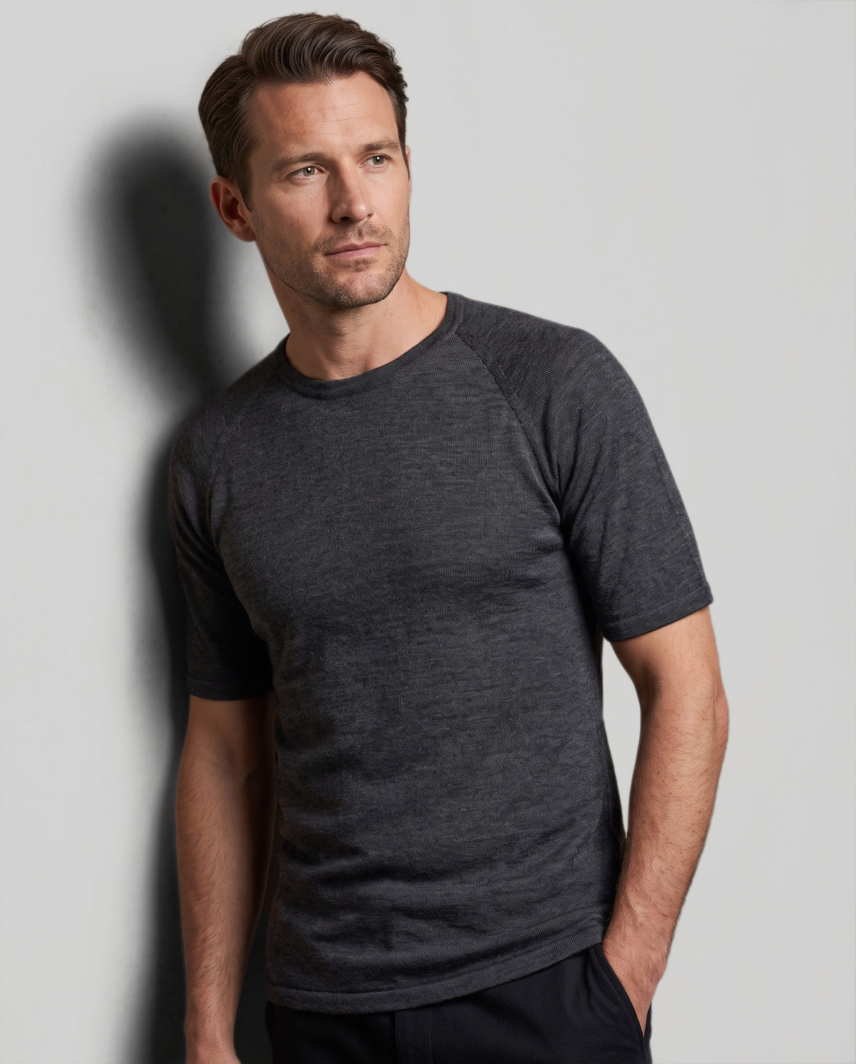 SUPERFINE MERINO SHORT SLEEVE CREW