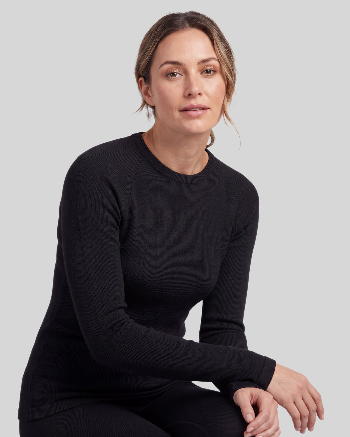 SUPERFINE MERINO ALPINE LONG SLEEVE CREW WOMENS