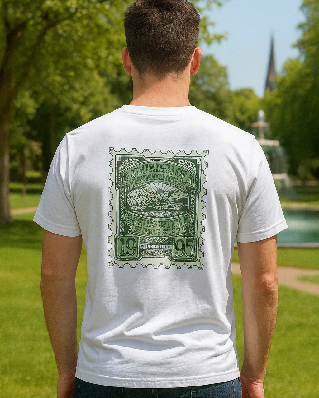 SUPIMA JOURNEY STAMP TEE