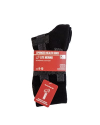 MERINO PLAID HEALTH SOCK | DS