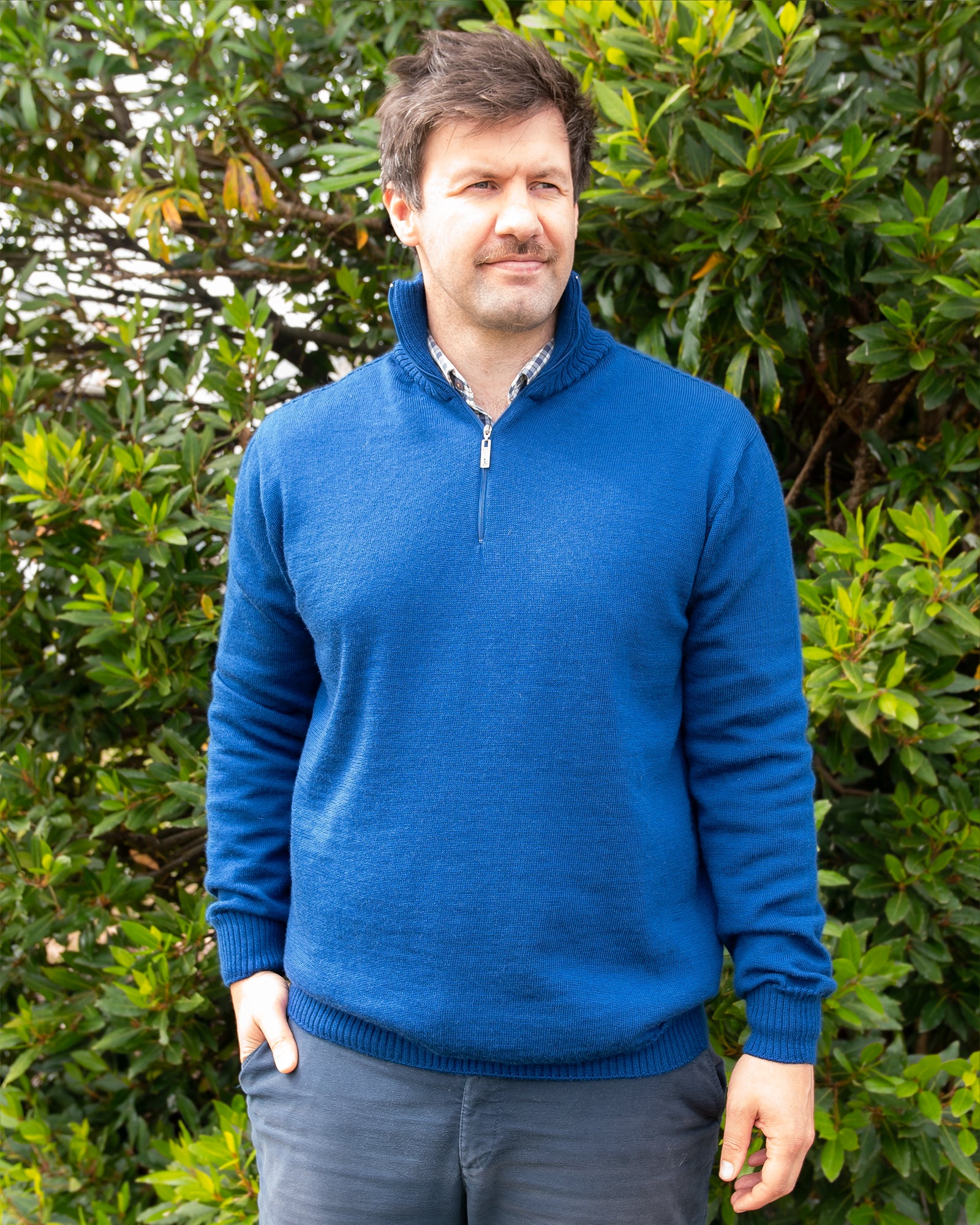 AWAKARI MERINO QTR ZIP