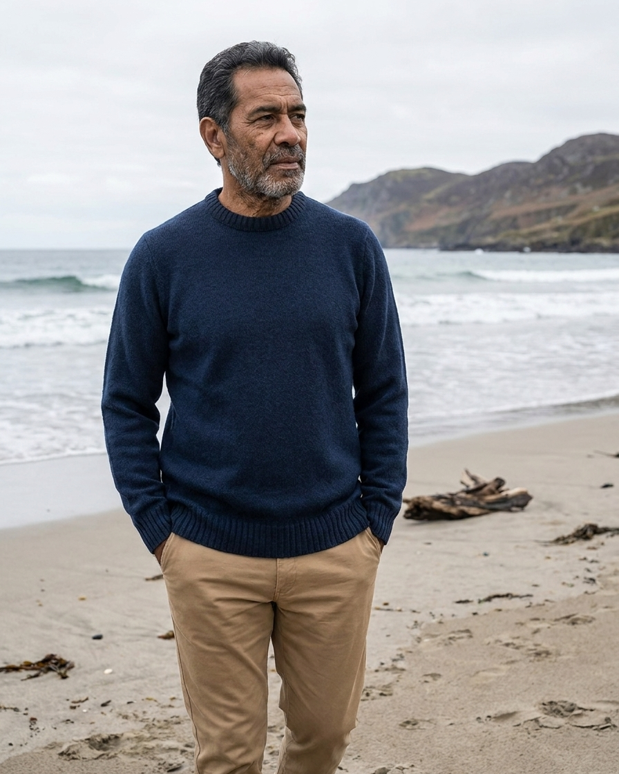 NZ LAMBSWOOL CREW NECK