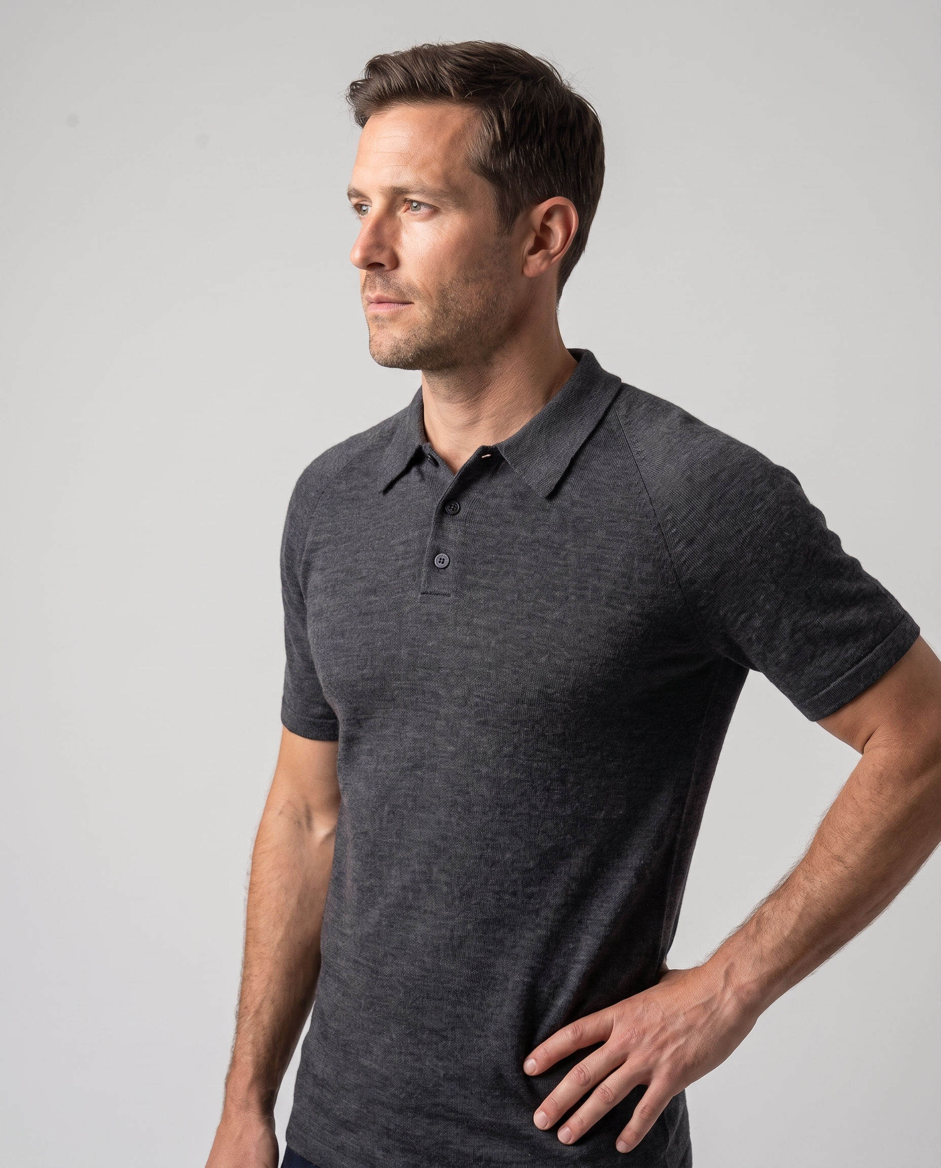 18M SUPERFINE MERINO SS POLO