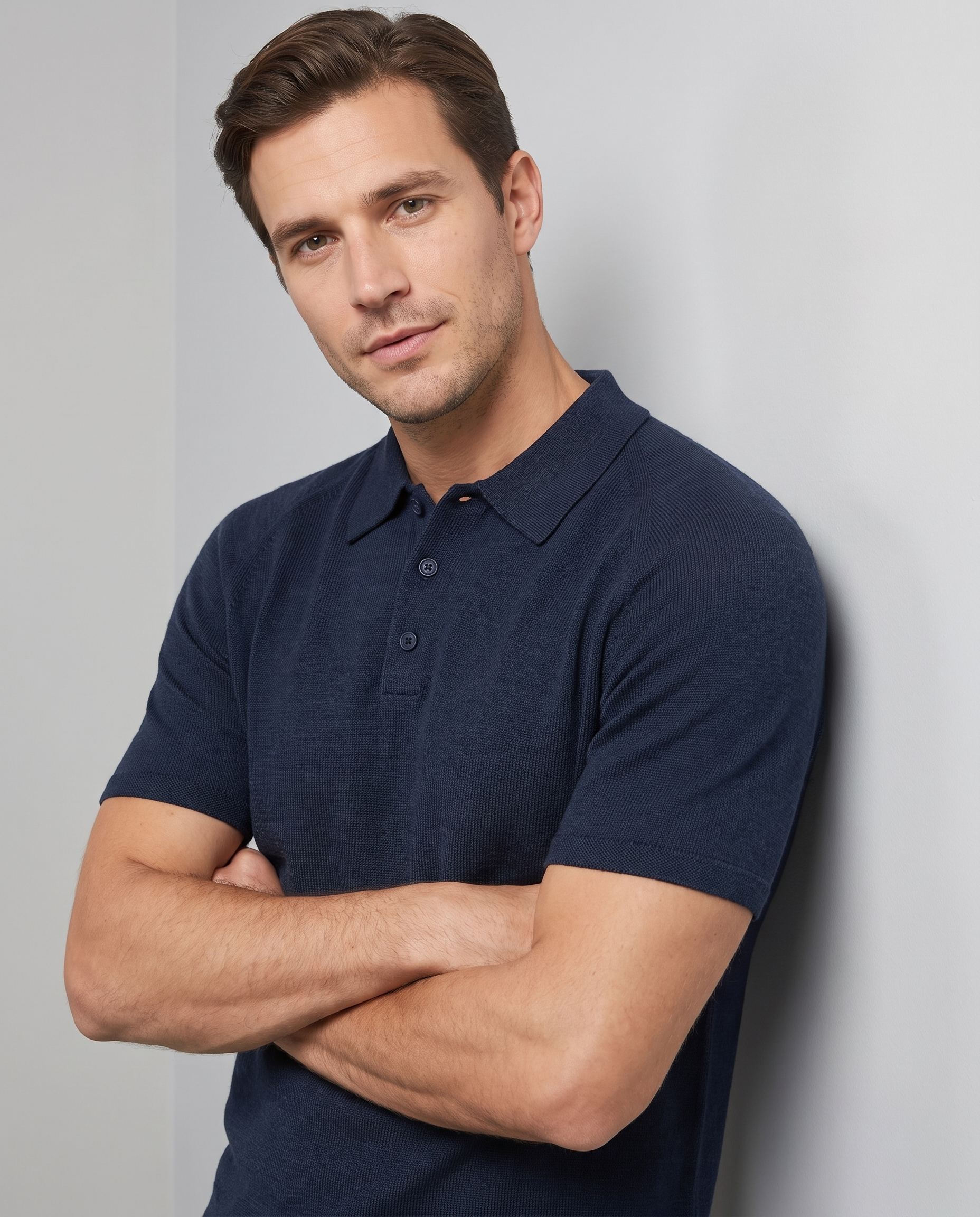 18M SUPERFINE MERINO SS POLO