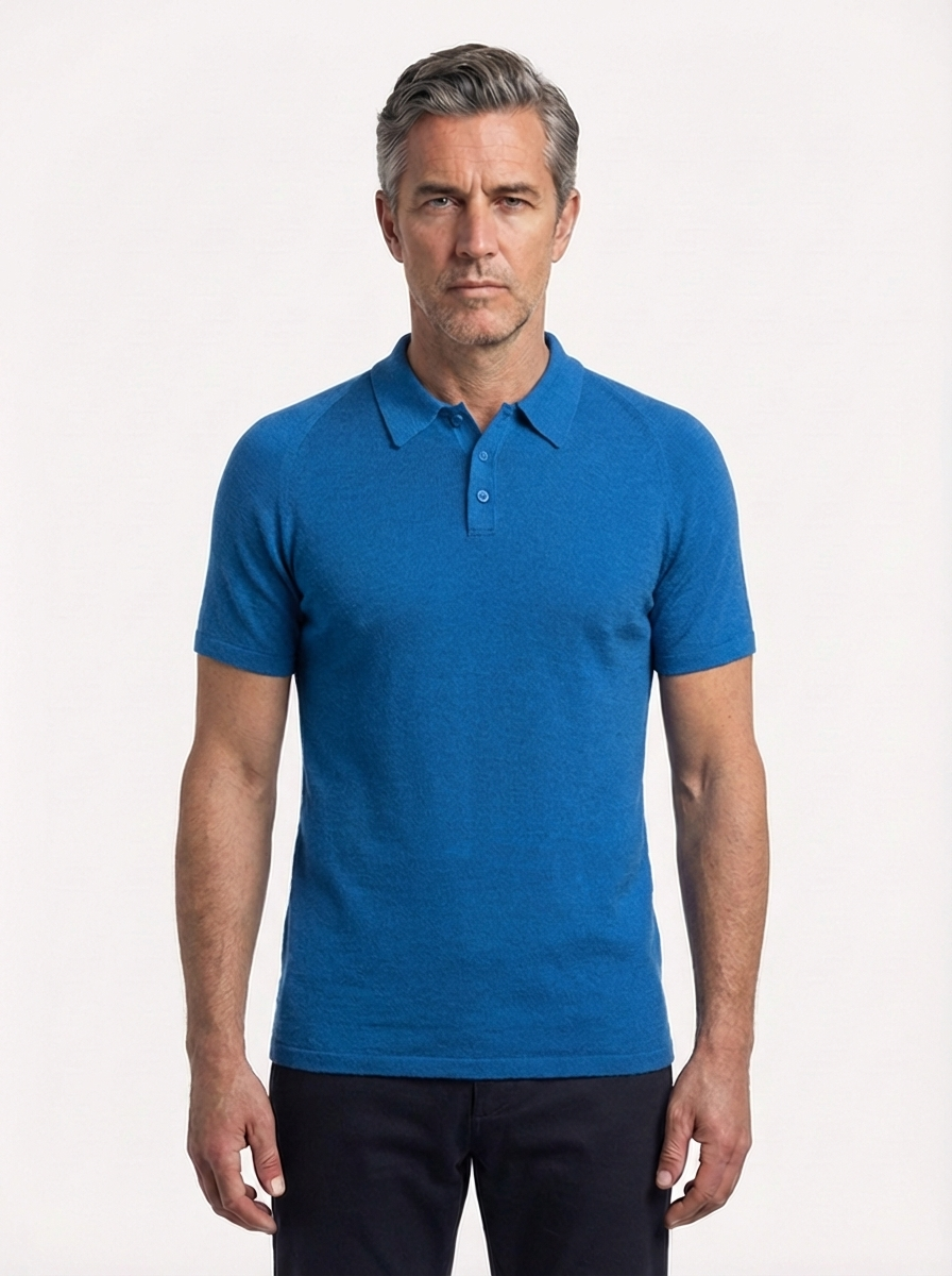 18M SUPERFINE MERINO SS POLO