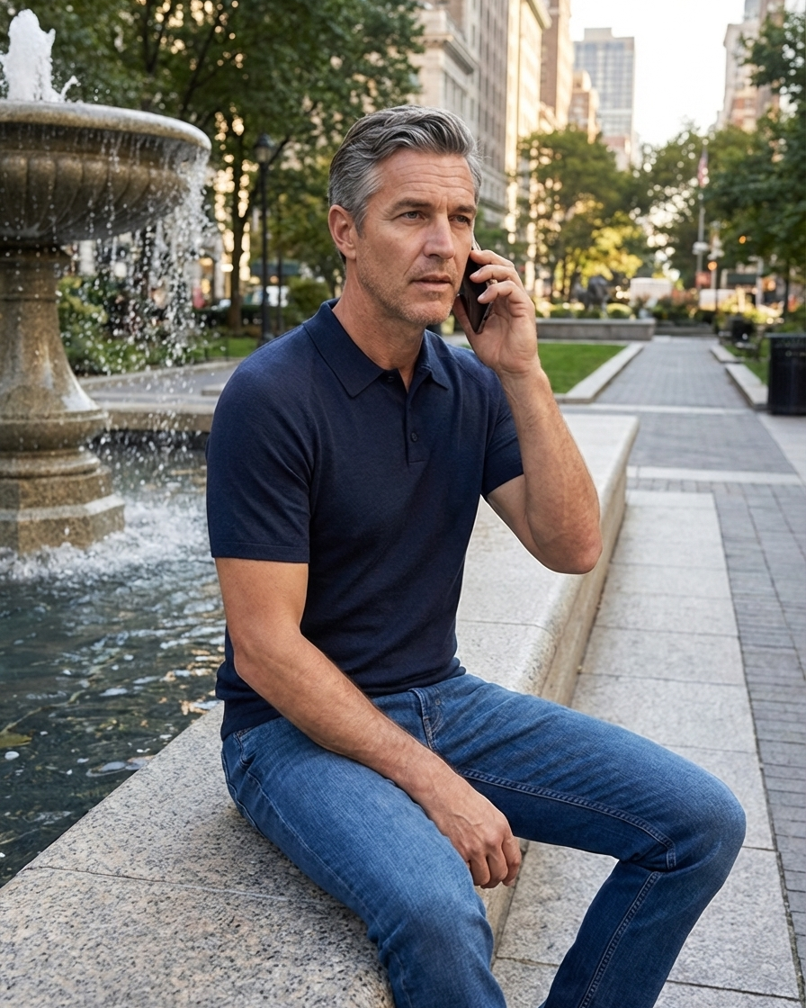 18M SUPERFINE MERINO SS POLO