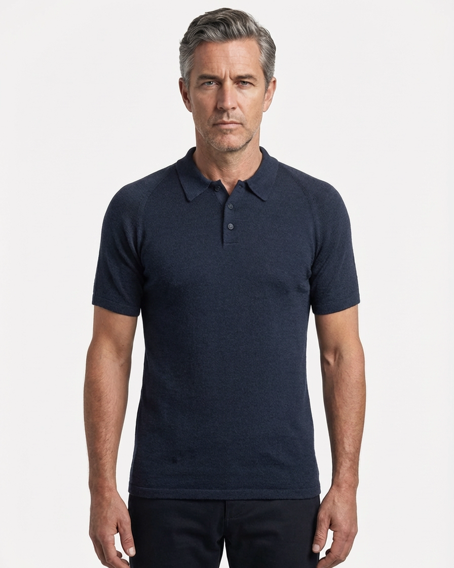 18M SUPERFINE MERINO SS POLO