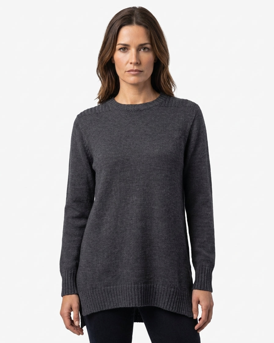 KARUKARU LS MERINO CREW TUNIC