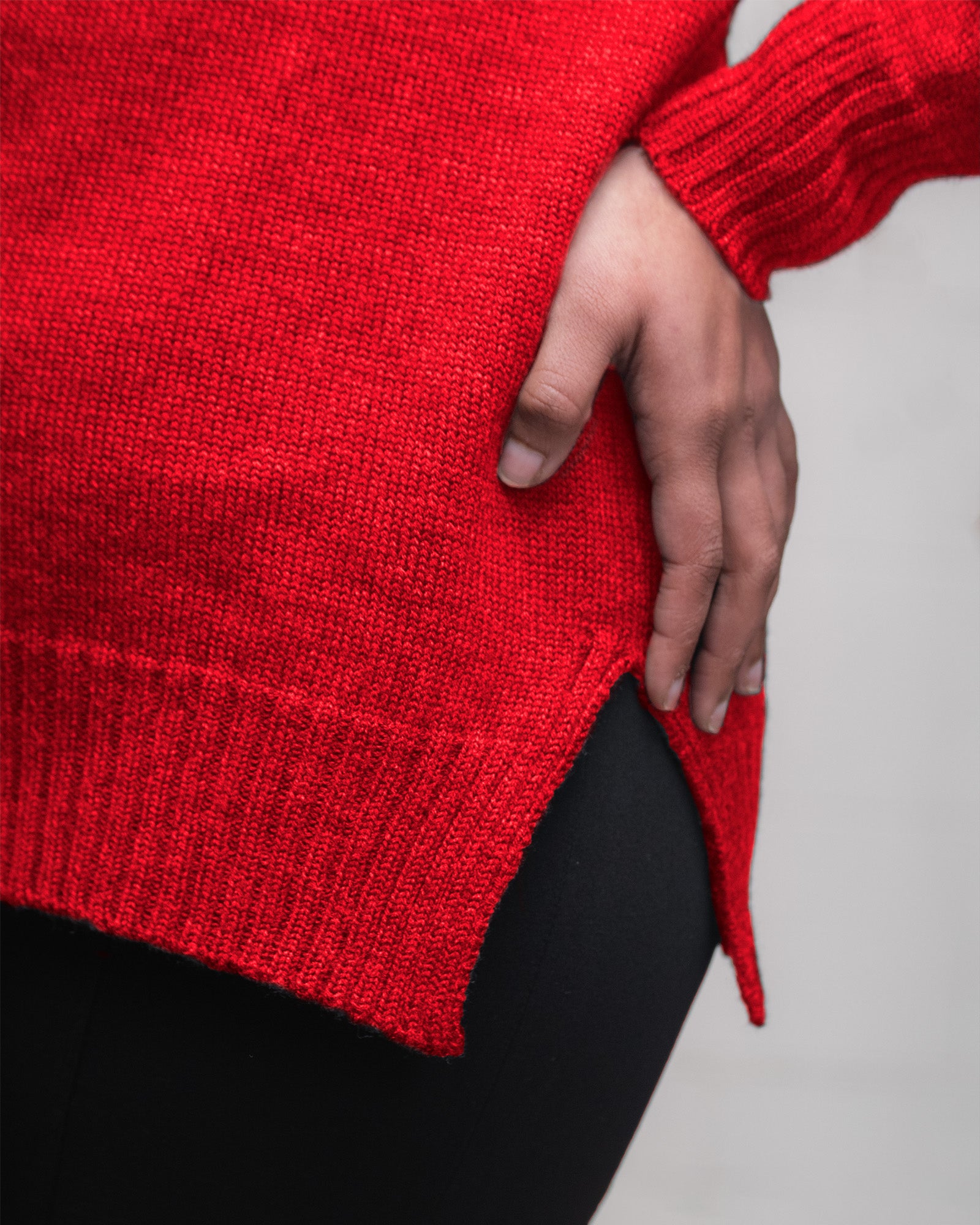 KARUKARU LS MERINO CREW TUNIC