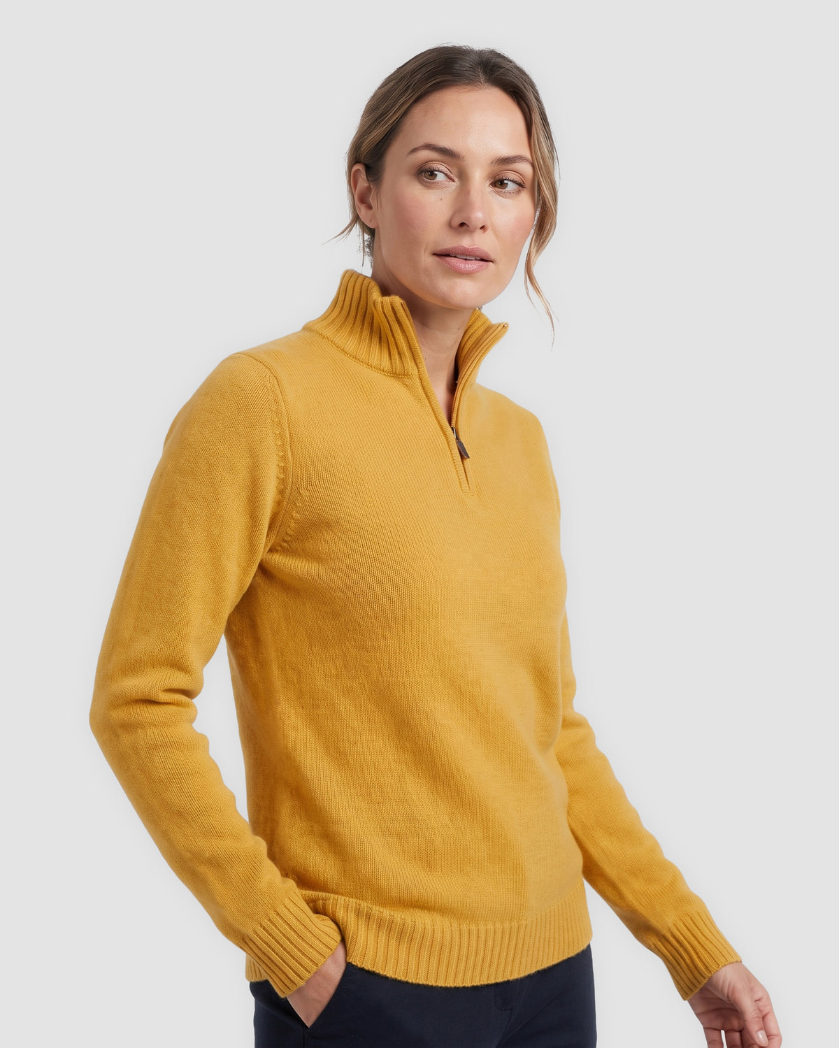 NZ LAMBSWOOL QTR ZIP
