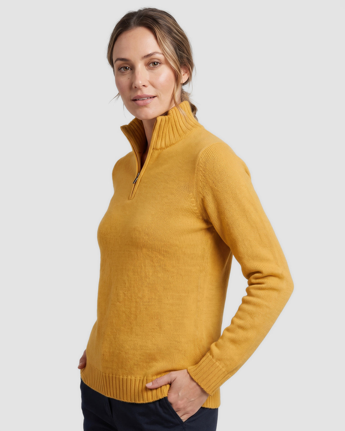 NZ LAMBSWOOL QTR ZIP