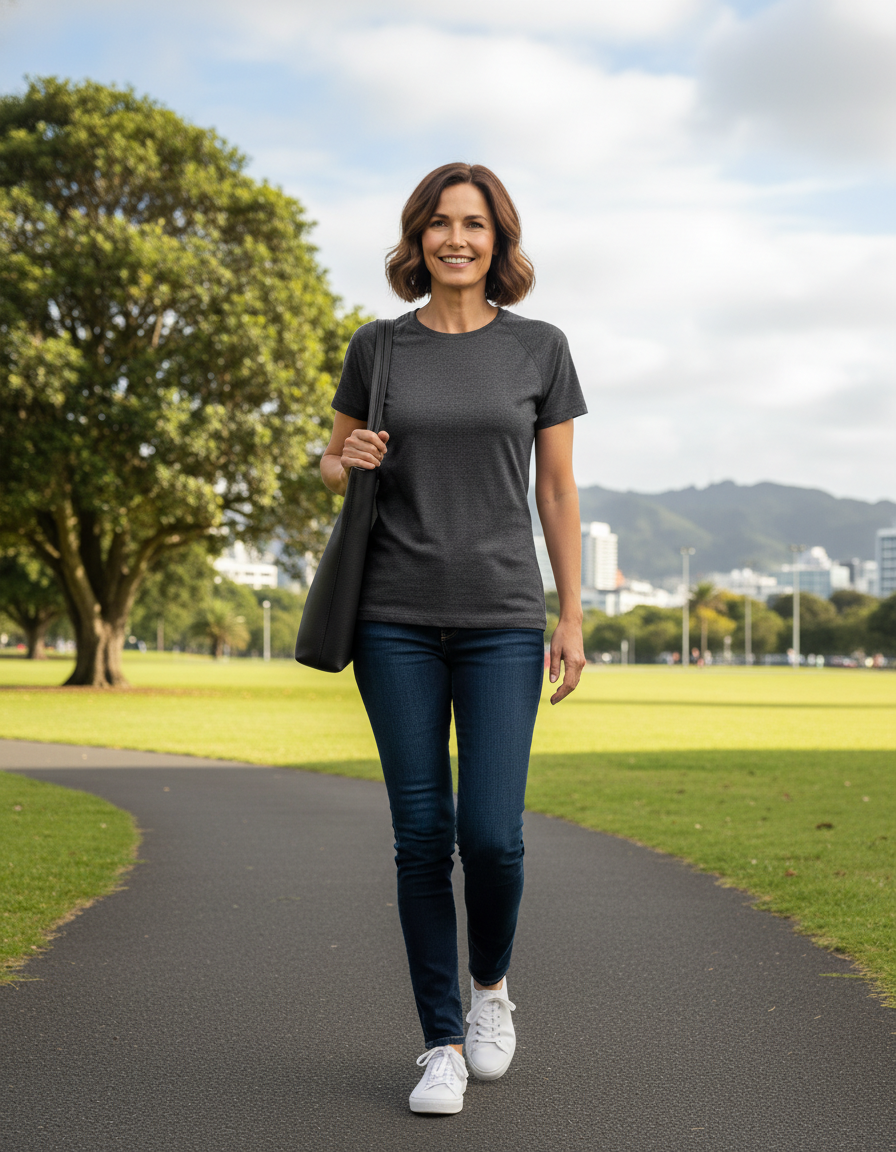 SUPERFINE MERINO SHORT SLEEVE CREW WOMENS