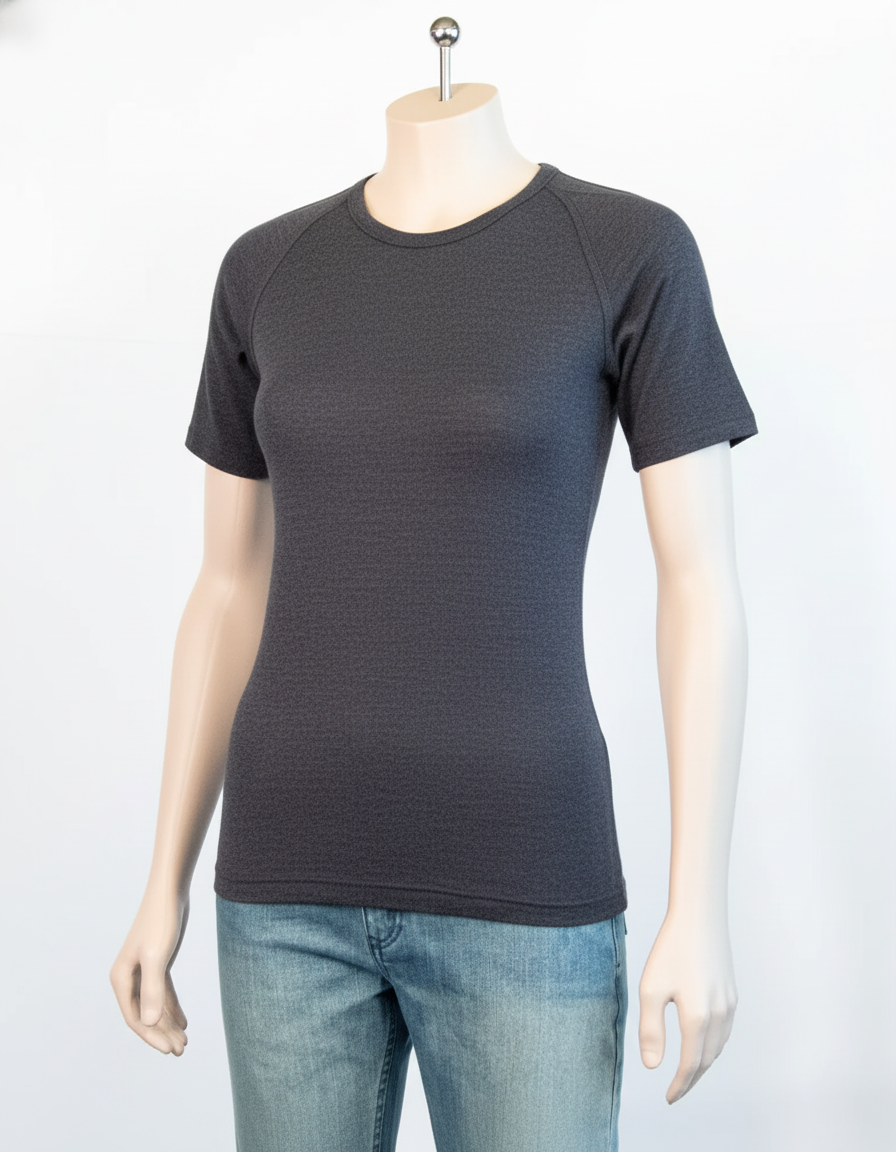 SUPERFINE MERINO SHORT SLEEVE CREW WOMENS
