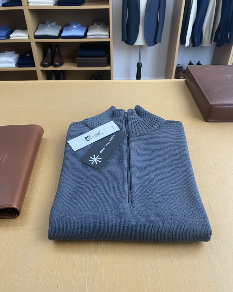 AWAKARI MERINO QTR ZIP
