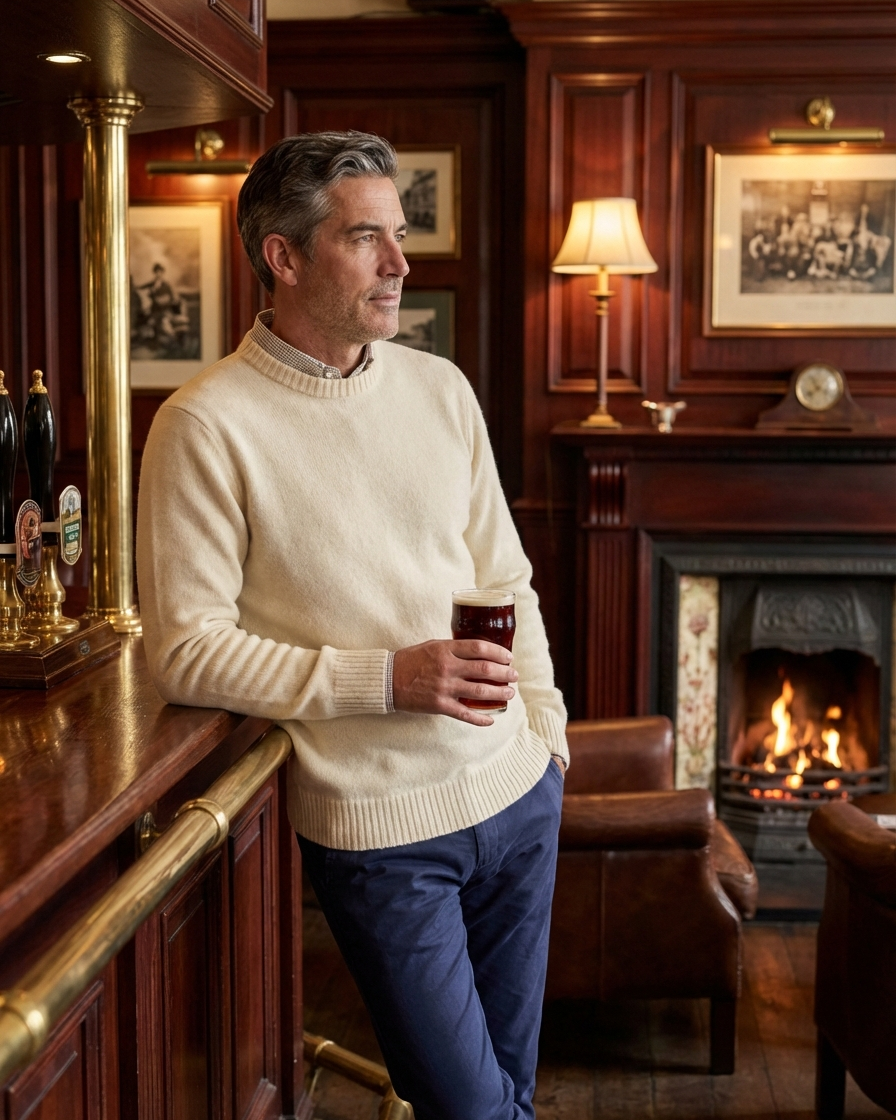 NZ LAMBSWOOL CREW NECK