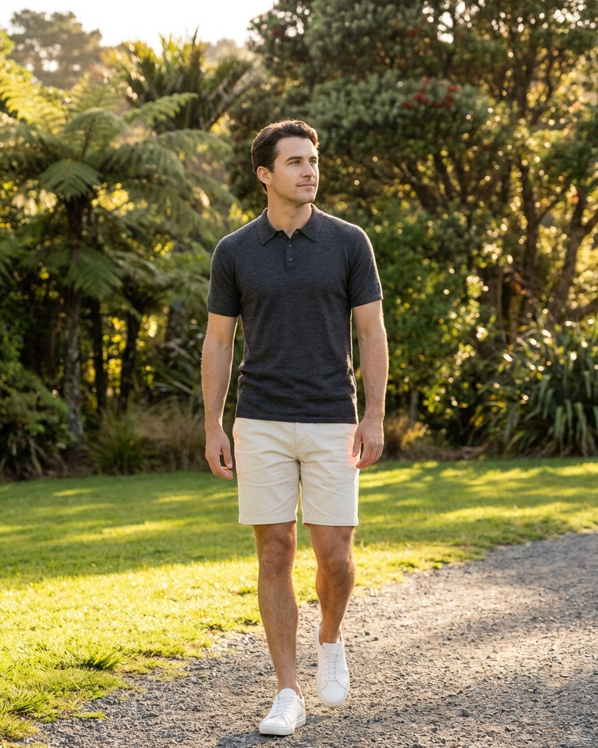 18M SUPERFINE MERINO SS POLO