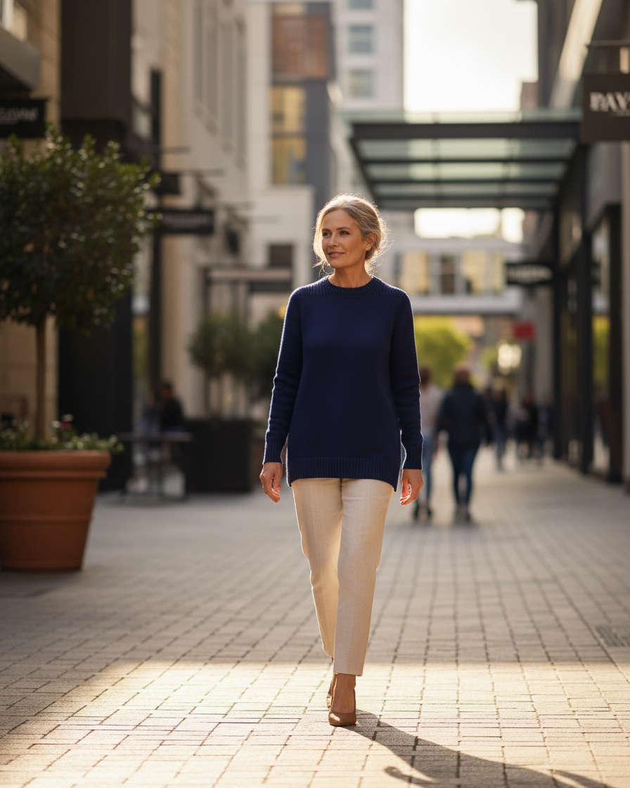 KARUKARU LS MERINO CREW TUNIC