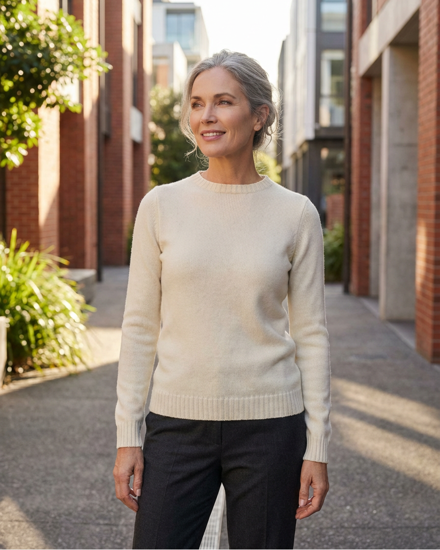 NZ LAMBSWOOL CREW NECK