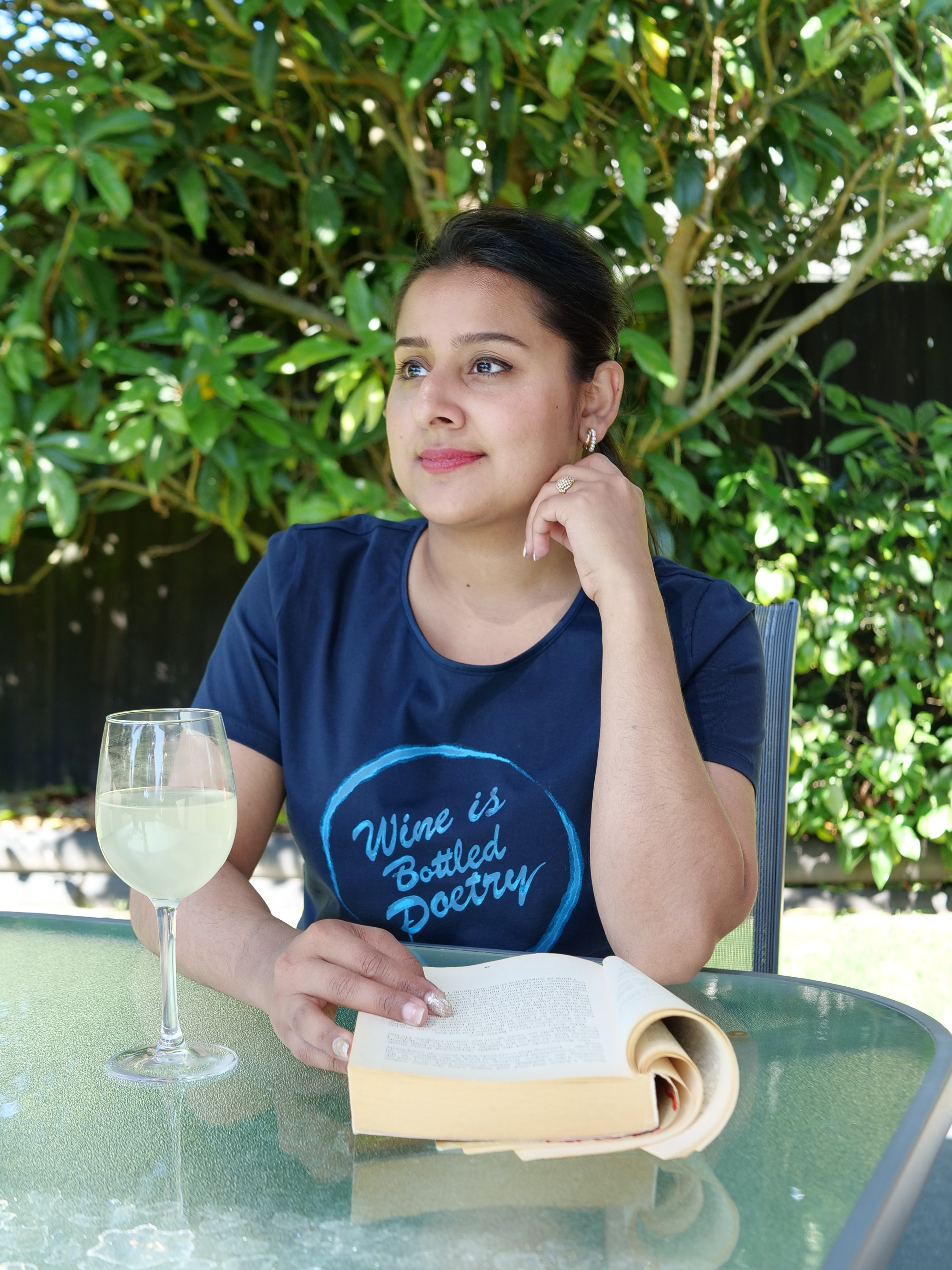 SUPIMA BOTTLED POETRY CREW TEE