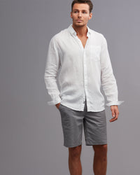 100% LINEN CLASSIC2  FIT SHIRT - Wild South Clothing