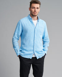 100% LINEN CLASSIC2  FIT SHIRT - Wild South Clothing