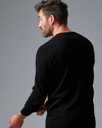 CASHMERE COTTON VEE NECK KNIT - Wild South Webstore