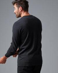 CASHMERE COTTON VEE NECK KNIT - Wild South Webstore