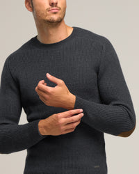 MERINO WIGRAM CREW PATCH KNIT - Merino Heavy-weight - Wild South Clothing