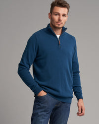 CASHMERE AKAROA QTR ZIP - Wild South Clothing