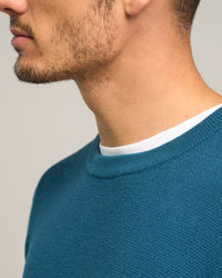 CASHMERE COTTON CREW STITCH - Wild South Clothing