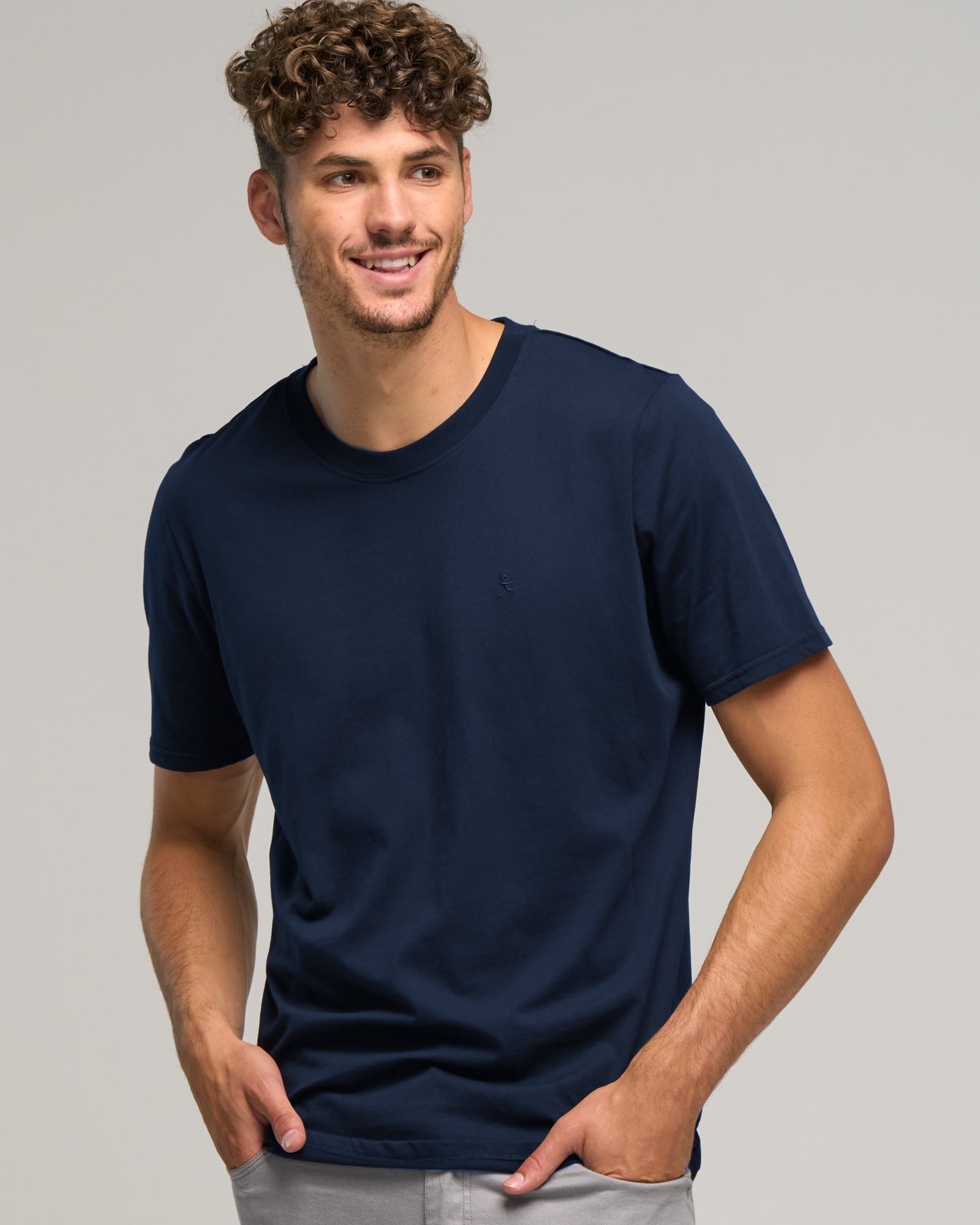 SUPIMA COTTON SS CREW NECK TEE - Cotton Knit - Wild South Clothing