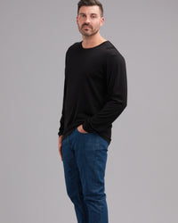 MERINO LONG SLEEVED CREW SHIRT - Wild South Clothing