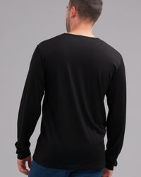 MERINO LONG SLEEVED CREW SHIRT - Wild South Clothing