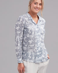 LINEN  COTTON FLORAL SHIRT - Wild South Clothing