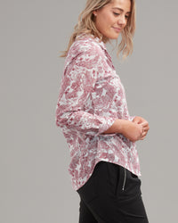 LINEN  COTTON FLORAL SHIRT - Wild South Clothing