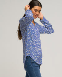 VISCOSE VEE PRINT BLOUSE - Viscose or Rayon - Wild South Clothing