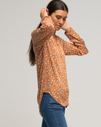 VISCOSE VEE PRINT BLOUSE - Wild South Clothing