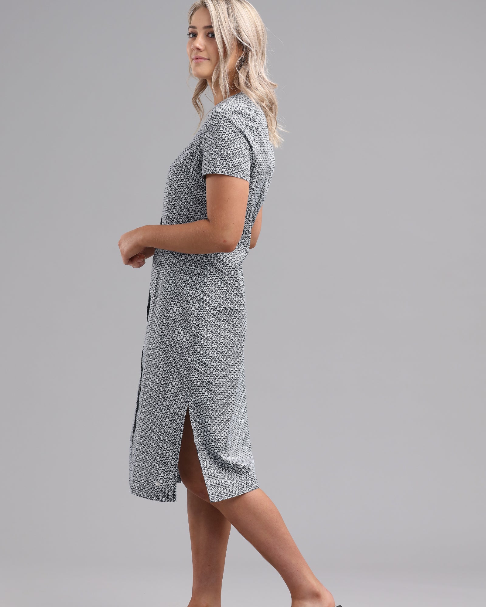 COTTON BUTTON MIDI DRESS3 - Wild South Clothing