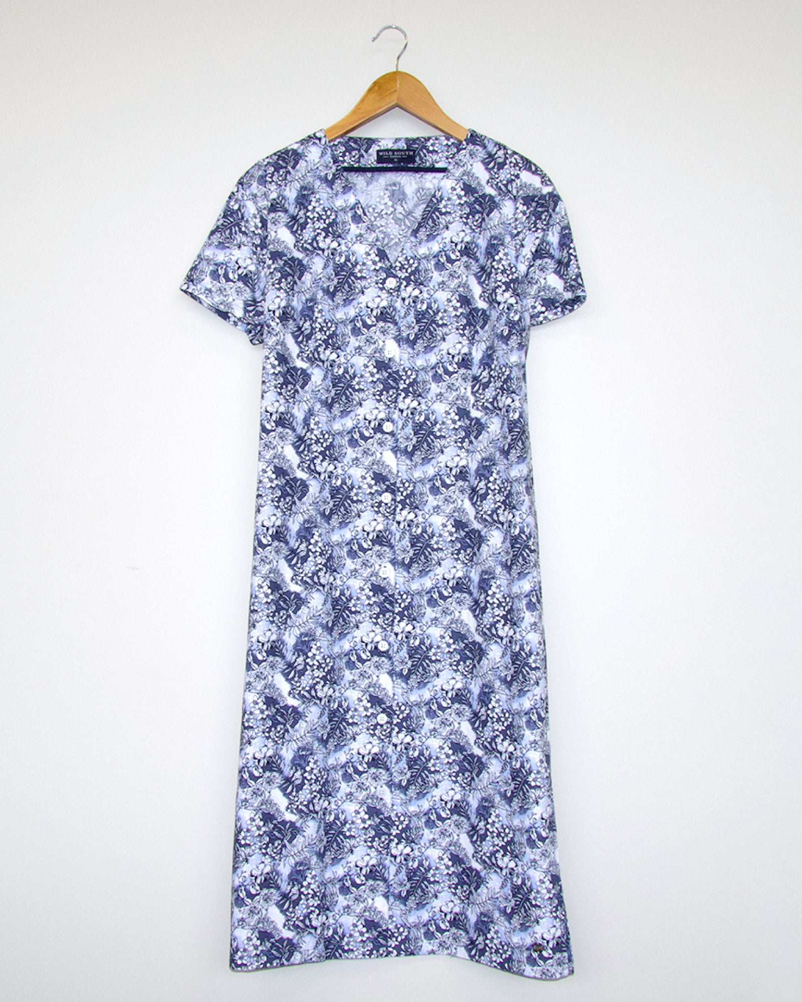 COTTON BUTTON MIDI DRESS - Wild South Clothing