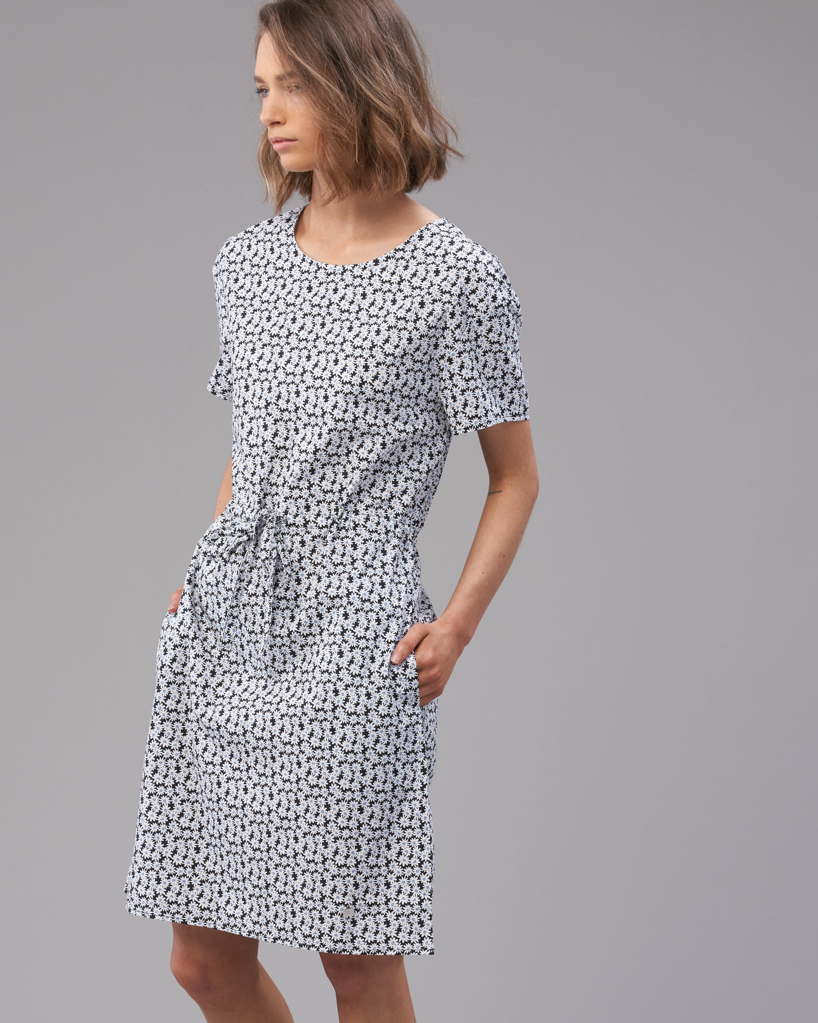 COTTON DRAWCORD DRESS - Wild South Clothing