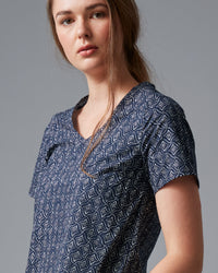 COTTON V PLEAT BACK TOP - Wild South Clothing