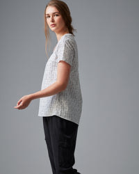 COTTON V PLEAT BACK TOP - Wild South Clothing
