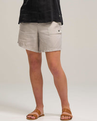 LYOCELL TIE WAIST SHORT