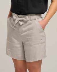 LYOCELL TIE WAIST SHORT