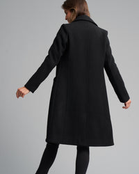 WOOL BLEND RIVERSIDE COAT - Wild South Clothing