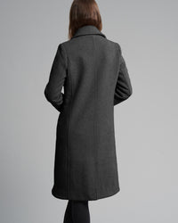 WOOL BLEND RIVERSIDE COAT -  - Wild South Clothing