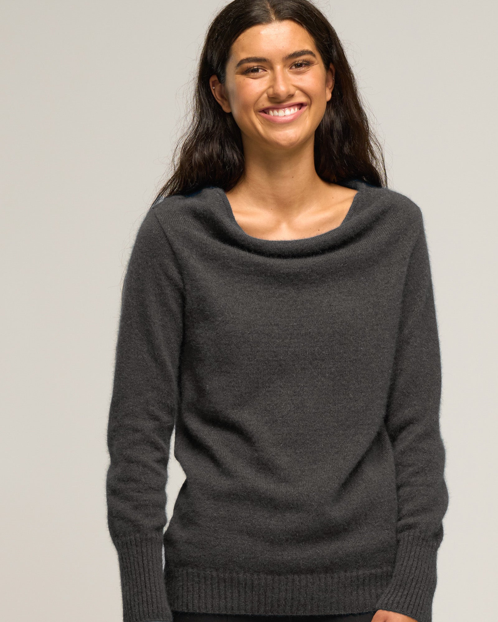 MERINO POSSUM COWL NECK - MERINO POSSUM - Wild South Clothing