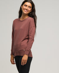 CASHMERE COTTON SWINGY CREW - Wild South Clothing