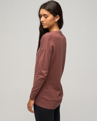 CASHMERE COTTON SWINGY CREW - Wild South Clothing