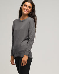 CASHMERE COTTON SWINGY CREW - Cashmere Cotton - Wild South Clothing